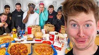 SIDEMEN EAT 70000 CALORIES IN 24 HOURS REACTION [upl. by Alves]