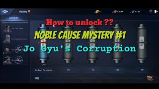 MIR4  How to UnlockampSolve A Noble Cause Myster 1  quotJo Gyus Corruptionquot  Full Guide [upl. by Earehc]