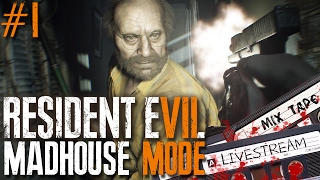 Resident Evil 7 Biohazard LIVE  First time playing on MADHOUSE Difficulty Part 12 [upl. by Ecnal]