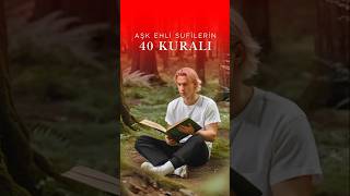 Aşk ehli sufilerin 40 kuralı kural 2 tasavvuf sufism sufi 40kural [upl. by Irmine]