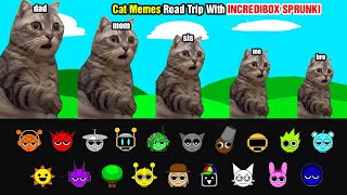 Cat Memes Family Road Trip With INCREDIBOX SPRUNKI [upl. by Keil]