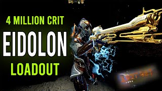 WARFRAME 4 MILLION CRIT  BEST EIDOLON HUNT LOADOUT  Volt amp Rubico Combo [upl. by Notsnorb190]