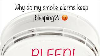 How to fix bleeping smoke alarms [upl. by Edylc]