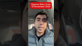 Express Entry Draw  13 November 2024 [upl. by Glanti]