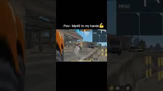 High level Mp40 gameplay wait for end shorts viralvideo freefire mp40king [upl. by Attaynek799]