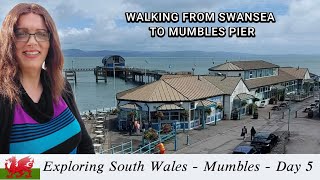 Walking along the former Swansea to Mumbles Railway [upl. by Tail653]