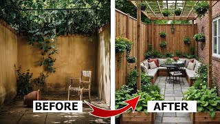 Renter Friendly Patio Makeover Ideas  Low Budget Patio Design [upl. by Faux]