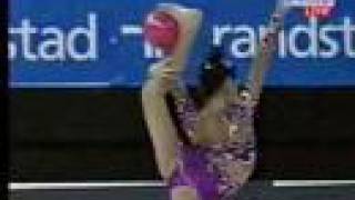 Zarina Gizikova Ball Team Competition Granada European Championships 2002 [upl. by Jos698]