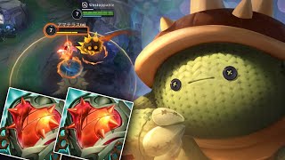 Rammus with HeartSteel Item is Super Tank OP [upl. by Akehsar902]