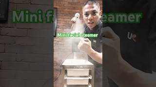 Mini facial steamer foryou barbershop salon learn shorts education facial beauty tutorial [upl. by Adnahsed]