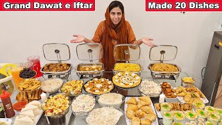 Sasural amp Maika Ki Special Dawat e Iftar Buffet l Made 20 Plus Dishes l Dawat Preperation Ideas [upl. by Wainwright995]