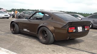 850HP Datsun 240Z Rocket Bunny Widebody  DRAG RACING [upl. by Lanae]