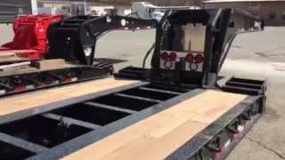 2015 Talbert 55SA 55 ton Lowboy 55SA Racthet Video [upl. by Georgianne184]