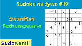 Sudoku na żywo 19 Swordfish  Podsumowanie [upl. by Weidman]