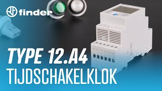 Finder 12A4 Tijdschakelklok  Aansluiten amp Instellen [upl. by Ramedlab603]