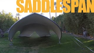 Tentnology® Saddlespan® S1000 Installation [upl. by Ron]