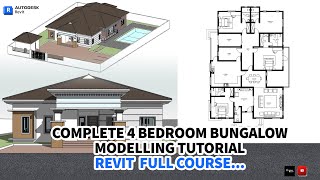 Autodesk Revit Architecture 2024 Full Beginners Tutorial [upl. by Harlamert]