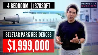 Resort Living 4 bedroom 1378qft perfect for family of 5  Seletar Park Residences Home tour [upl. by Lorrimor]