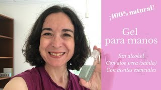 Cómo hacer gel para manos sin alcohol DIY [upl. by Salohci132]