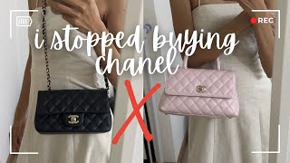 I STOPPED BUYING CHANEL BAGS  4 REASONS [upl. by Melita617]