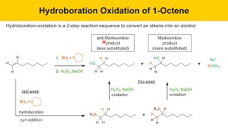 HydroborationOxidation of 1Octene Experiment Part 3 Week 2 Prelab Lecture [upl. by Caniff311]