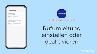 Rufumleitung einstellen oder deaktivieren  Samsung Android 14  One UI 6 [upl. by Reuben]