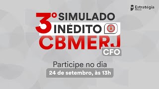 3º Simulado Inédito CFOCBMERJ [upl. by Jedthus]