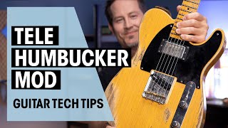 The Telecaster Humbucker Mod  Guitar Tech Tips  Ep 104  Thomann [upl. by Forsta]