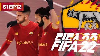 INCREDIBLE LONGRANGE GOAL  FIFA 22 ROMA CAREER MODE S1E12 [upl. by Ulick605]