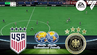 FC 24  USA W vs Germany W 1592024  INTERNATIONAL FRIENDLY  Gameplay PS5 [upl. by Renell62]