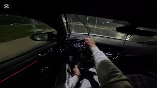 2017 VW GOLF 75 GTI Stage 1 ABT  downpipePOV NIGHT DRIVE [upl. by Oly999]