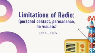 Module 8 Limitations of Radio personal contact permanence no visuals [upl. by Kirbie]