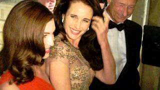 Andie MacDowell  Rainey Qualley  Prix Montblanc Konzerthaus Berlin 30102013 [upl. by Lesiram]