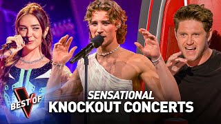 KNOCKOUT Performances That Are Truly Like CONCERTS on The Voice [upl. by Birkett]