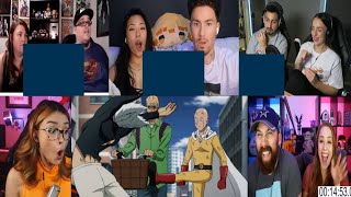 ONE PUNCH MAN EPISODE 2x9 REACTION MASHUP [upl. by Emlen29]