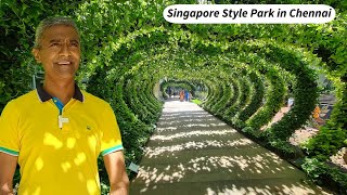 Singapore Style Park in Chennai Opp to Semmozhi Poonga  Newest amp Largest Kalaignar Centenary Park [upl. by Archibald596]