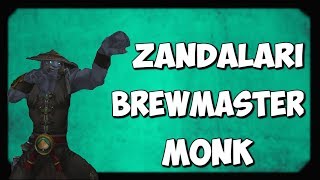 Zandalari Brewmaster Monk Battle Animations [upl. by Aliuqahs]