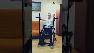 Exercices pour paraplégique – verticalisateur ErgoStander [upl. by Etteyafal]