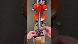 Restring and clean a violin music violin [upl. by Novla]