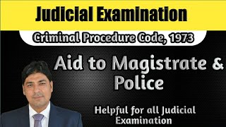 Aid to Magistrate amp Police  Sect 37 to 40  Lecture Series on Judicial Examination  CrPC Part 20 [upl. by Jory]