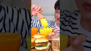 ASMR Eating CORN DOG amp CHEESE [upl. by Eedna229]