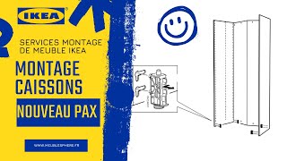 Montage nouveau caisson PAX Ikea  Armoire PAX Ikea [upl. by Skye]