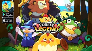 Forest Legend Idle RPG Gameplay  RPG Game Android [upl. by Idnat]