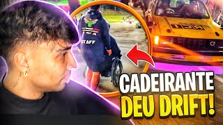 INVADI UM EVENTO de DRIFT ILEGAL😂 CADEIRANTE DANDO DRIFT 😂 LUCAS VLOGS [upl. by Ralfston]