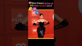 Nora fatehi arrives at GQ mens awards 2024 [upl. by Talie5]