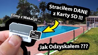 Jak odzyskać Dane z Karty SD   Kupiłem Trzy Programy  zobacz w 912 minucie Vlog 299 [upl. by Buffo]