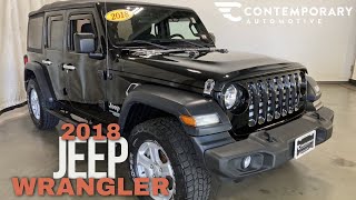 2018 Jeep Wrangler Walkthrough S0231 [upl. by Ilat584]