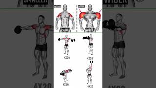 The Only 4 Dumbbell Exercises You Need for WIDER Shoulders [upl. by Farlee]