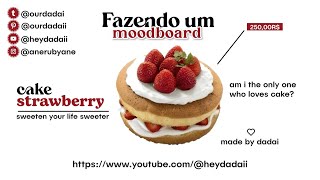 🍓ི֢𝆬 me veja fazer um moodboard pro meu blog do tumblr [upl. by Natty]