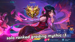 solo ranked grading mythic pake zhuxin 3 [upl. by Issy478]